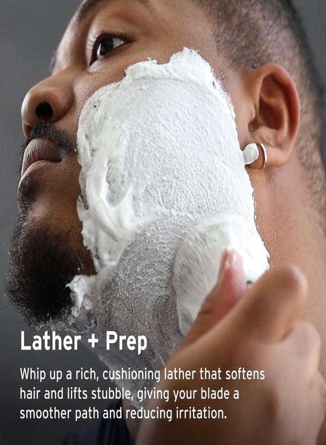 SUPPLY Silvertip Synthetic Shaving Brush for Men – Dense Synthetic Fibers, Thick Lather, Classic Matte - Image 2